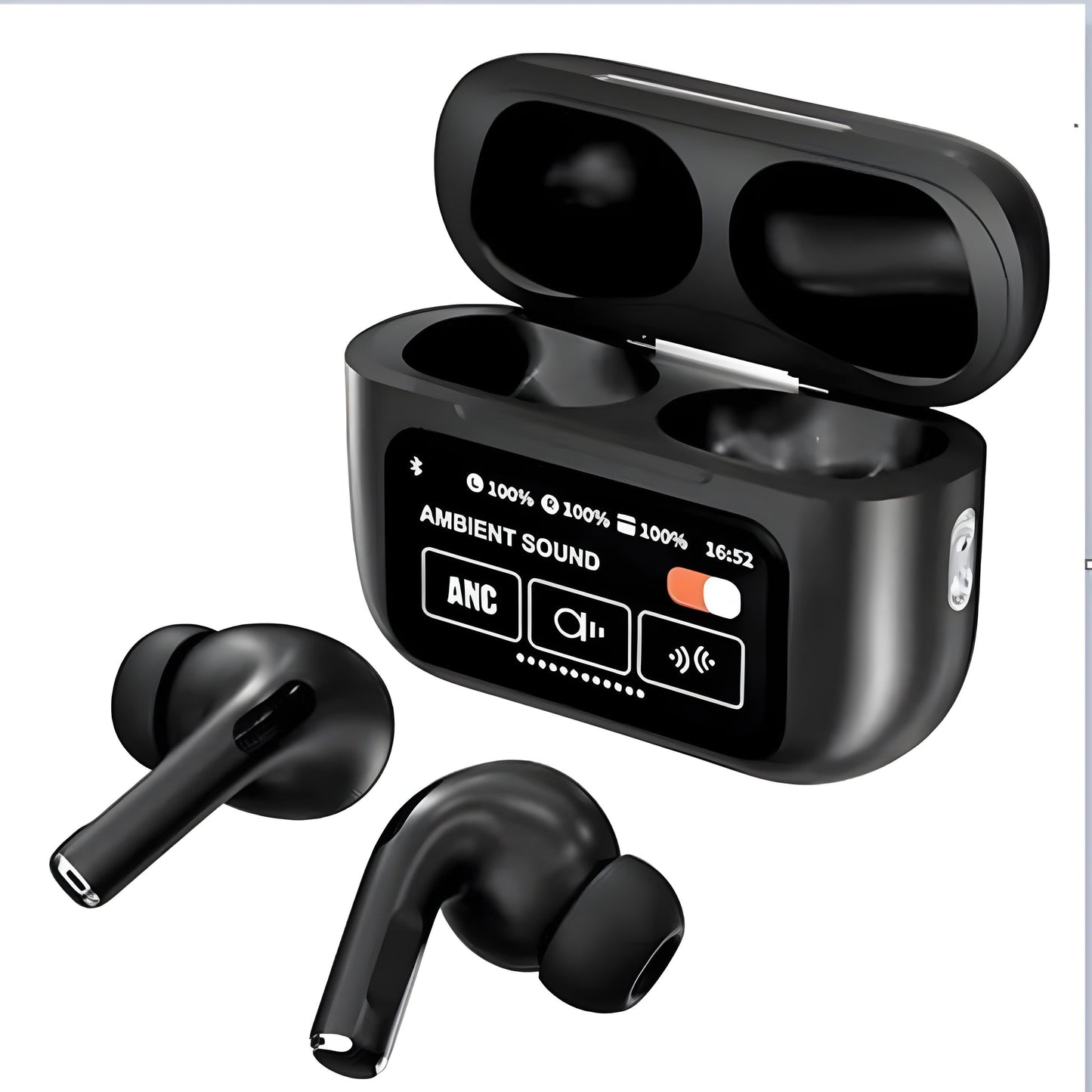 LAST DAY OF DISCOUNT 🔥 A9 Pro Earpods Smart Touch Wireless Earbuds with LED Display