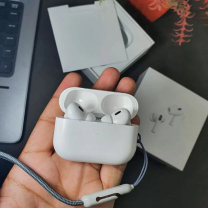 Airpods Pro 2 (2nd Generation) Wireless Earbuds with Buzzer, Magsafe Charging Case USB-C, Noise Cancellation