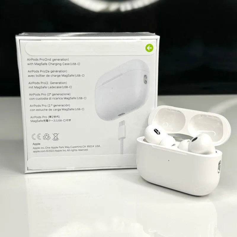 Airpods Pro 2 (2nd Generation) Wireless Earbuds with Buzzer, Magsafe Charging Case USB-C, Noise Cancellation