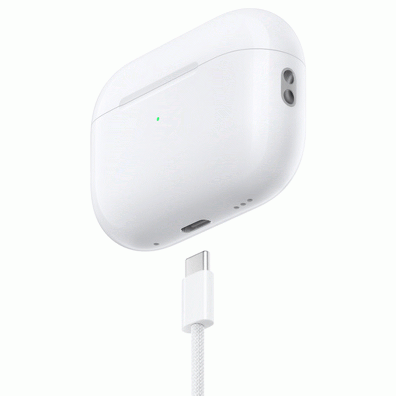 Airpods Pro 2 (2nd Generation) Wireless Earbuds with Buzzer, Magsafe Charging Case USB-C, Noise Cancellation